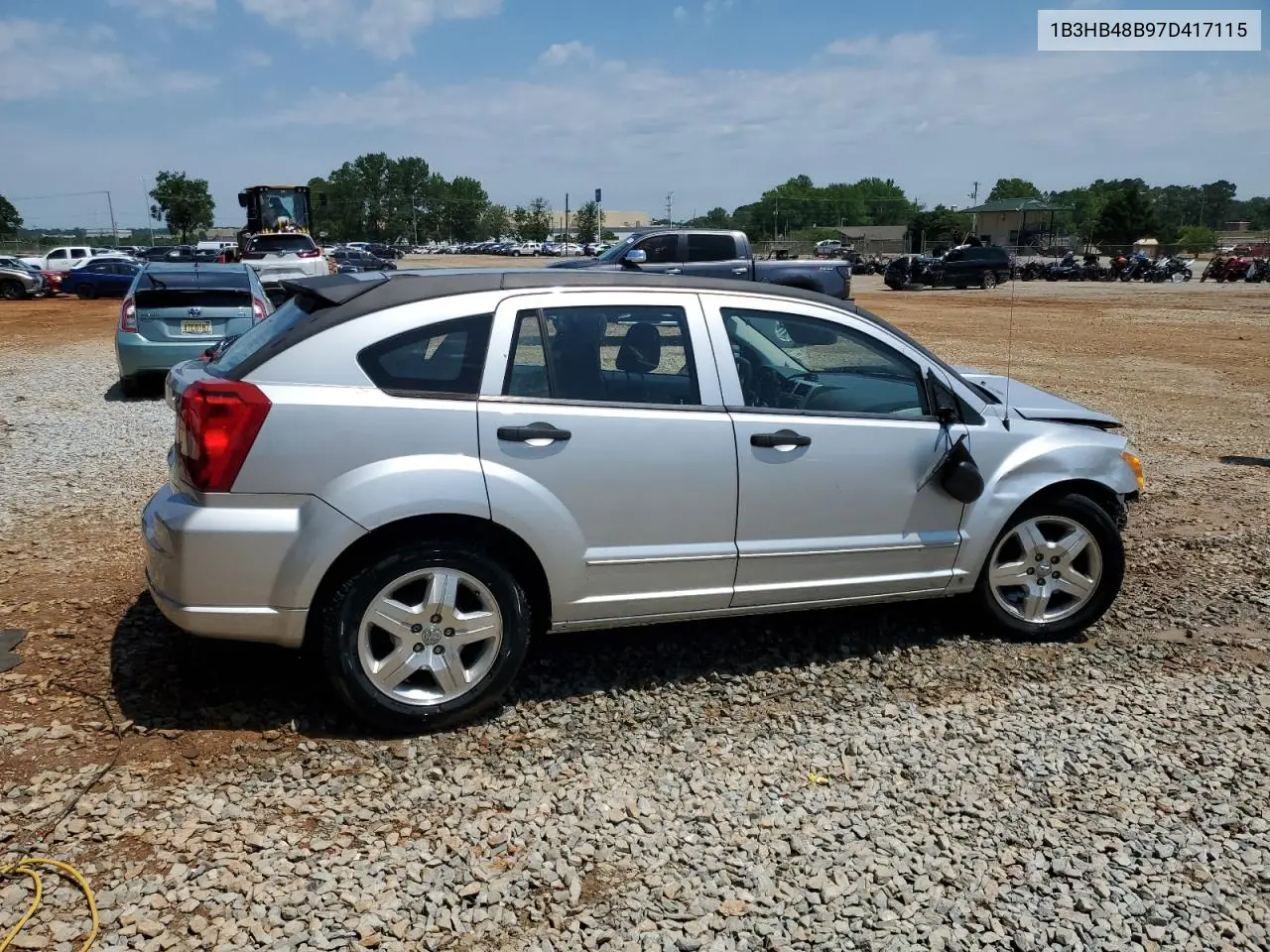 2007 Dodge Caliber Sxt VIN: 1B3HB48B97D417115 Lot: 56798075