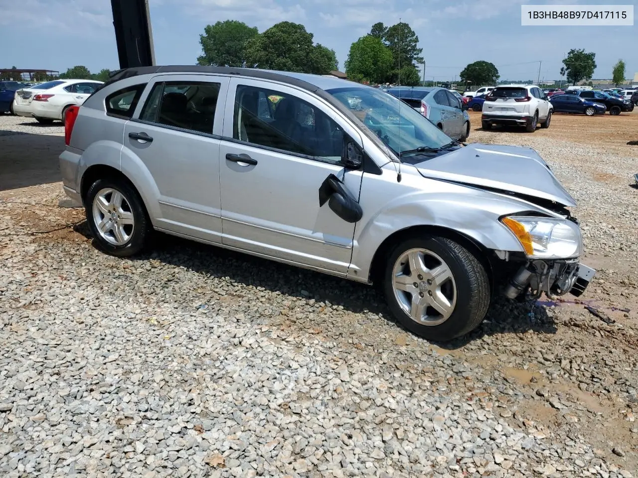 2007 Dodge Caliber Sxt VIN: 1B3HB48B97D417115 Lot: 56798075