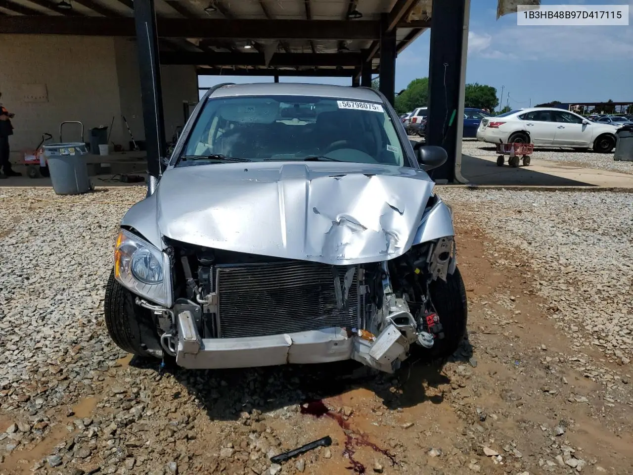 2007 Dodge Caliber Sxt VIN: 1B3HB48B97D417115 Lot: 56798075