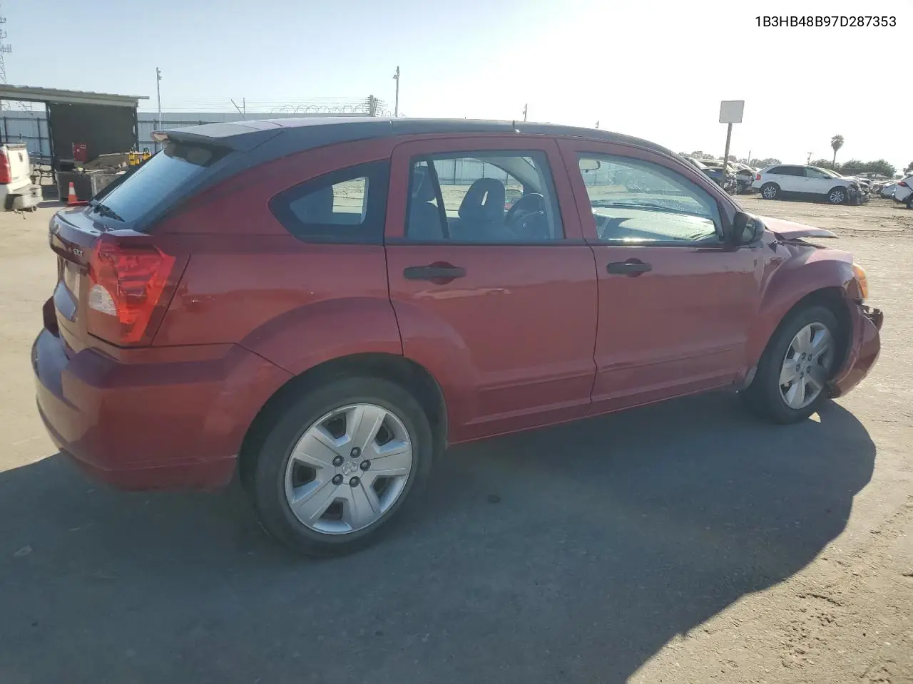2007 Dodge Caliber Sxt VIN: 1B3HB48B97D287353 Lot: 56952655