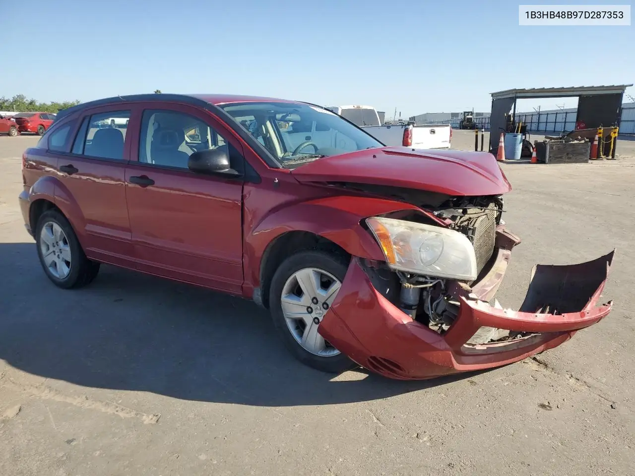 2007 Dodge Caliber Sxt VIN: 1B3HB48B97D287353 Lot: 56952655