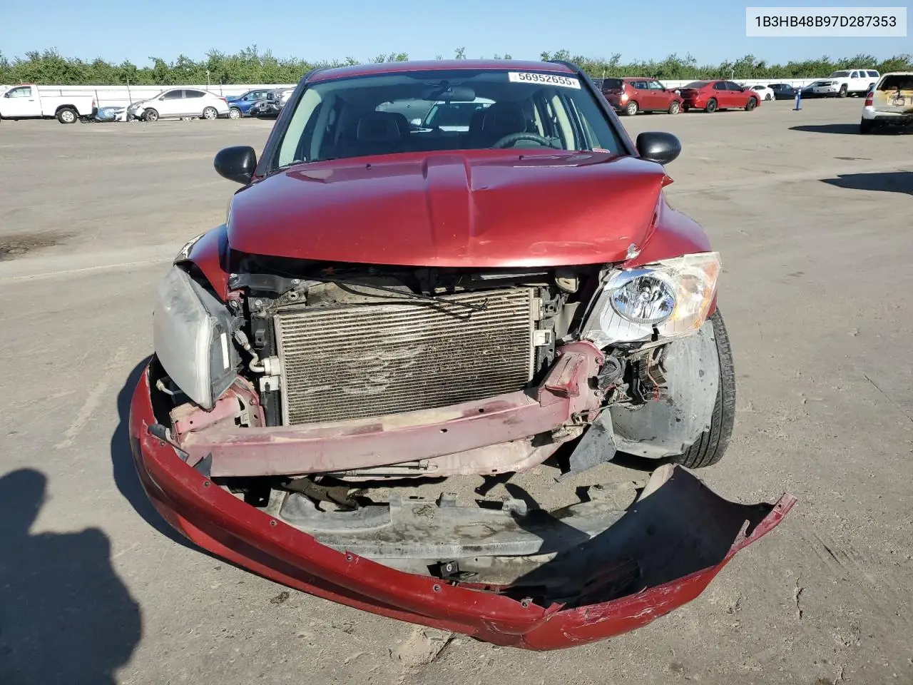 2007 Dodge Caliber Sxt VIN: 1B3HB48B97D287353 Lot: 56952655