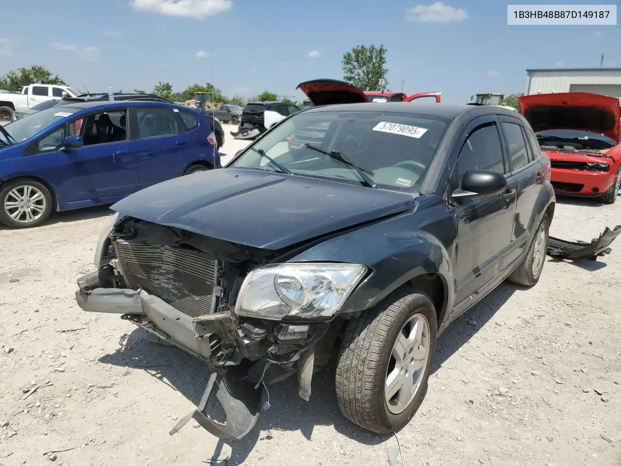 2007 Dodge Caliber Sxt VIN: 1B3HB48B87D149187 Lot: 57079095