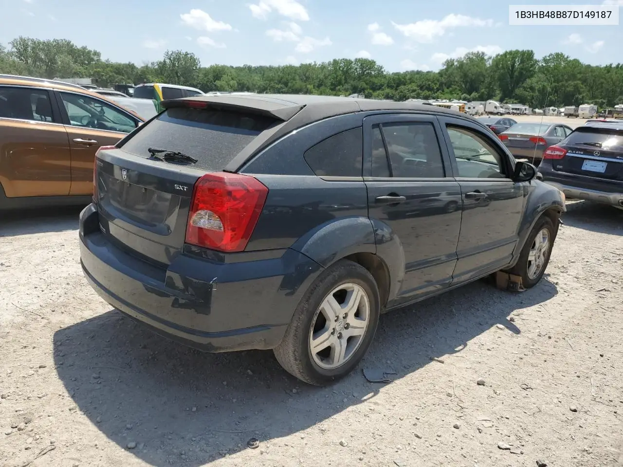 2007 Dodge Caliber Sxt VIN: 1B3HB48B87D149187 Lot: 57079095