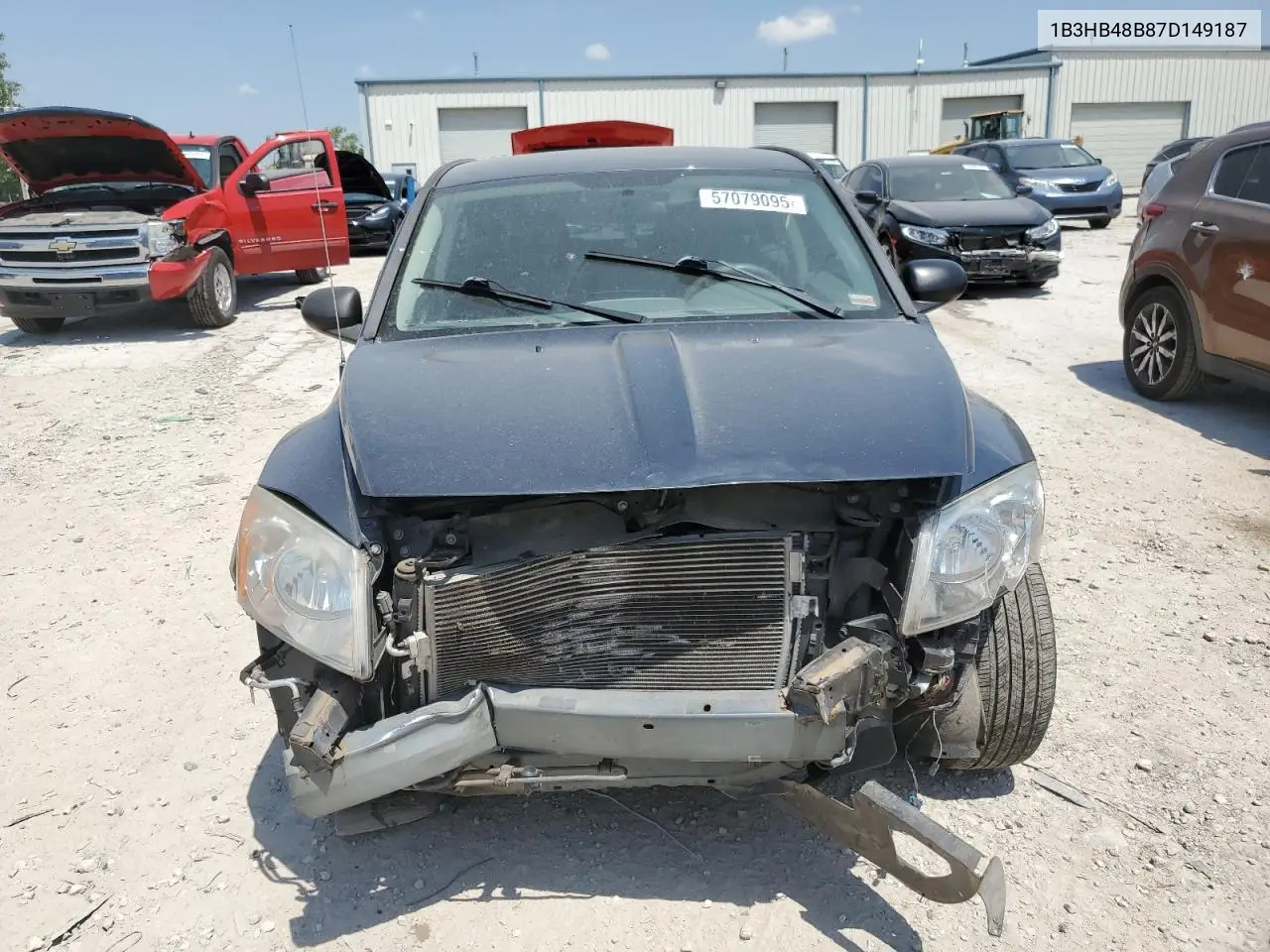 2007 Dodge Caliber Sxt VIN: 1B3HB48B87D149187 Lot: 57079095