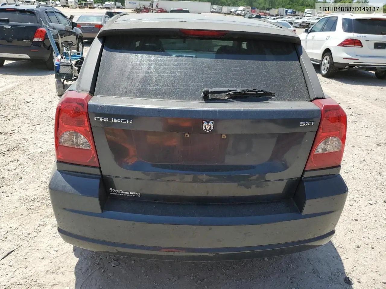 2007 Dodge Caliber Sxt VIN: 1B3HB48B87D149187 Lot: 57079095
