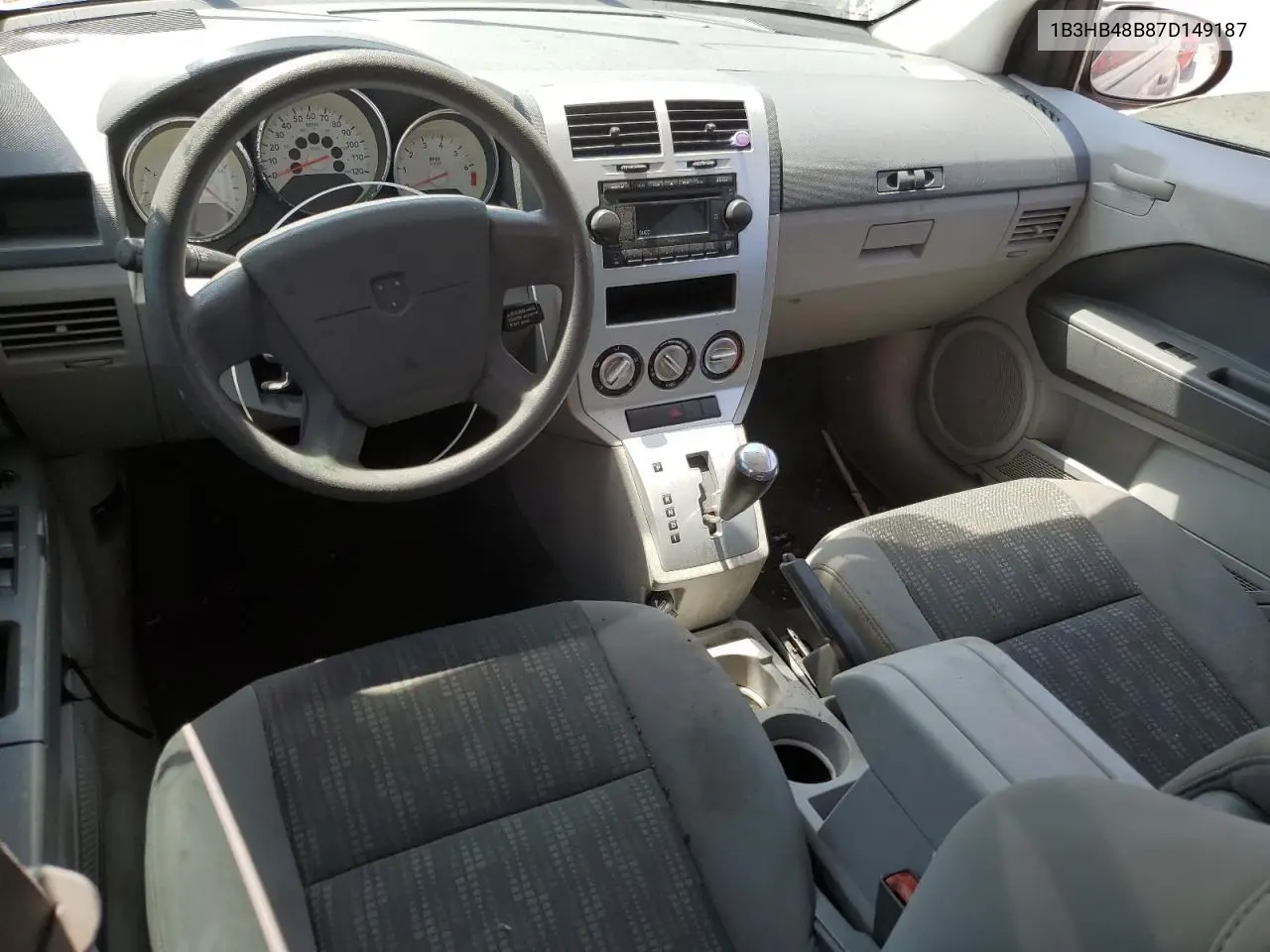 2007 Dodge Caliber Sxt VIN: 1B3HB48B87D149187 Lot: 57079095