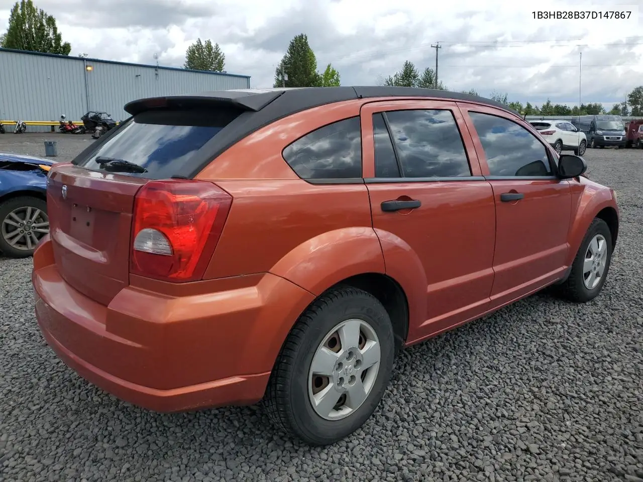 2007 Dodge Caliber VIN: 1B3HB28B37D147867 Lot: 57133775