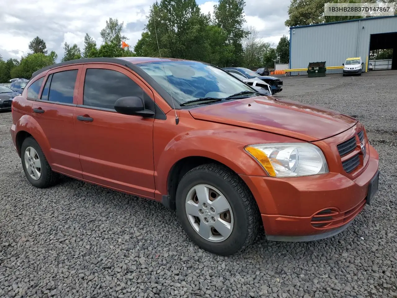2007 Dodge Caliber VIN: 1B3HB28B37D147867 Lot: 57133775
