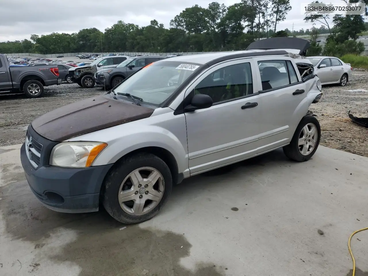 2007 Dodge Caliber Sxt VIN: 1B3HB48B67D253077 Lot: 58040765