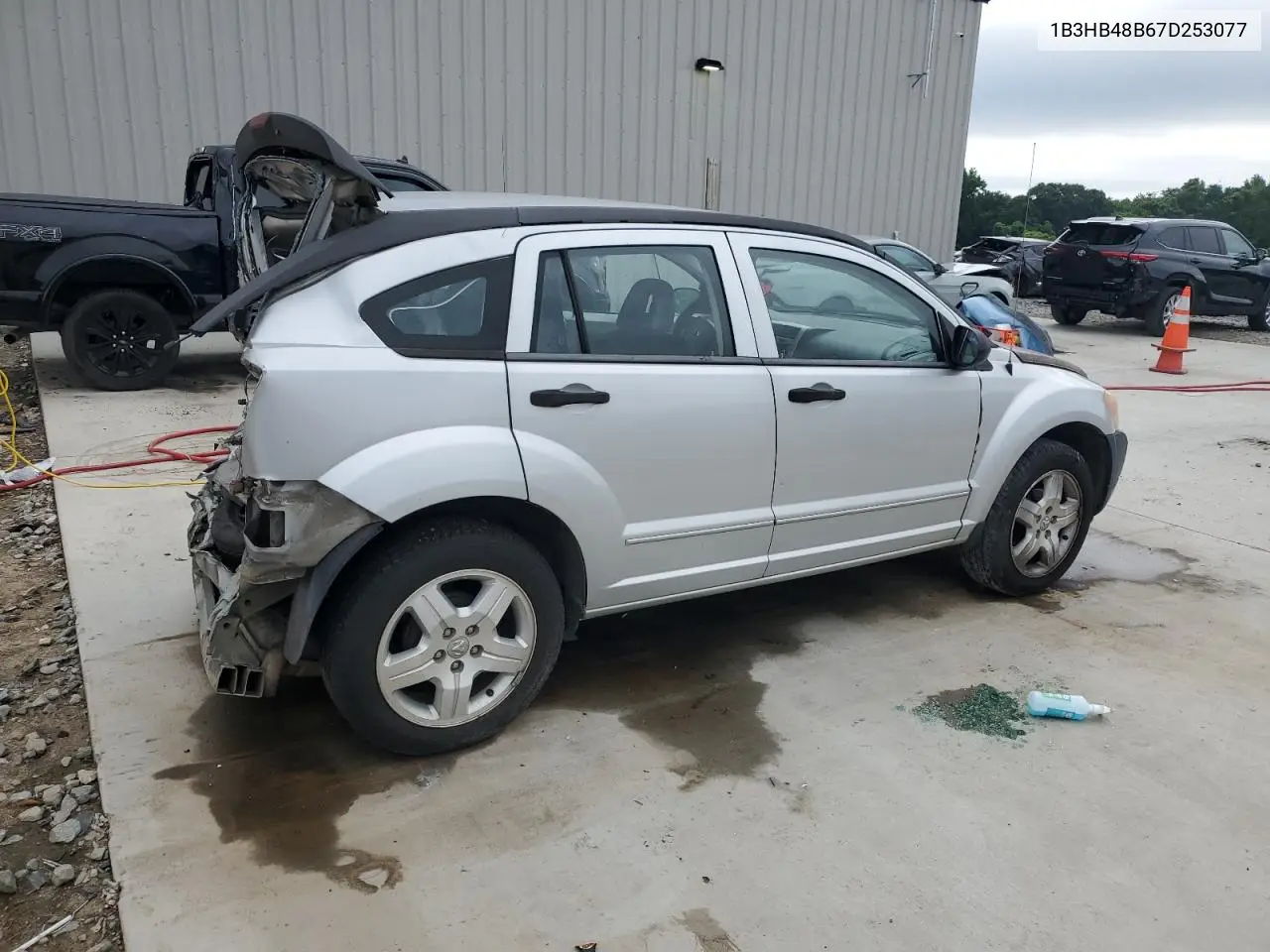 2007 Dodge Caliber Sxt VIN: 1B3HB48B67D253077 Lot: 58040765