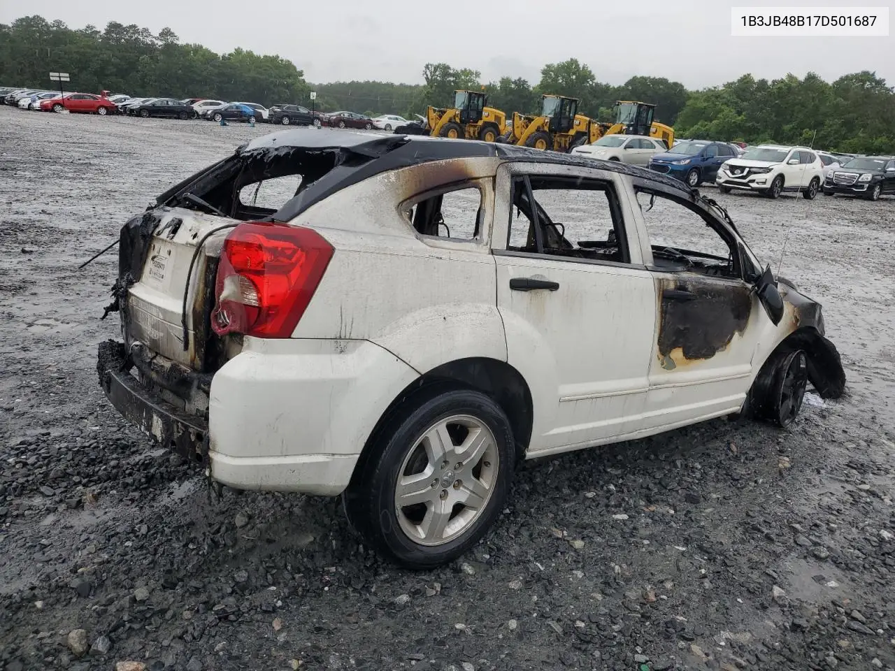 2007 Dodge Caliber Sxt VIN: 1B3JB48B17D501687 Lot: 58567055
