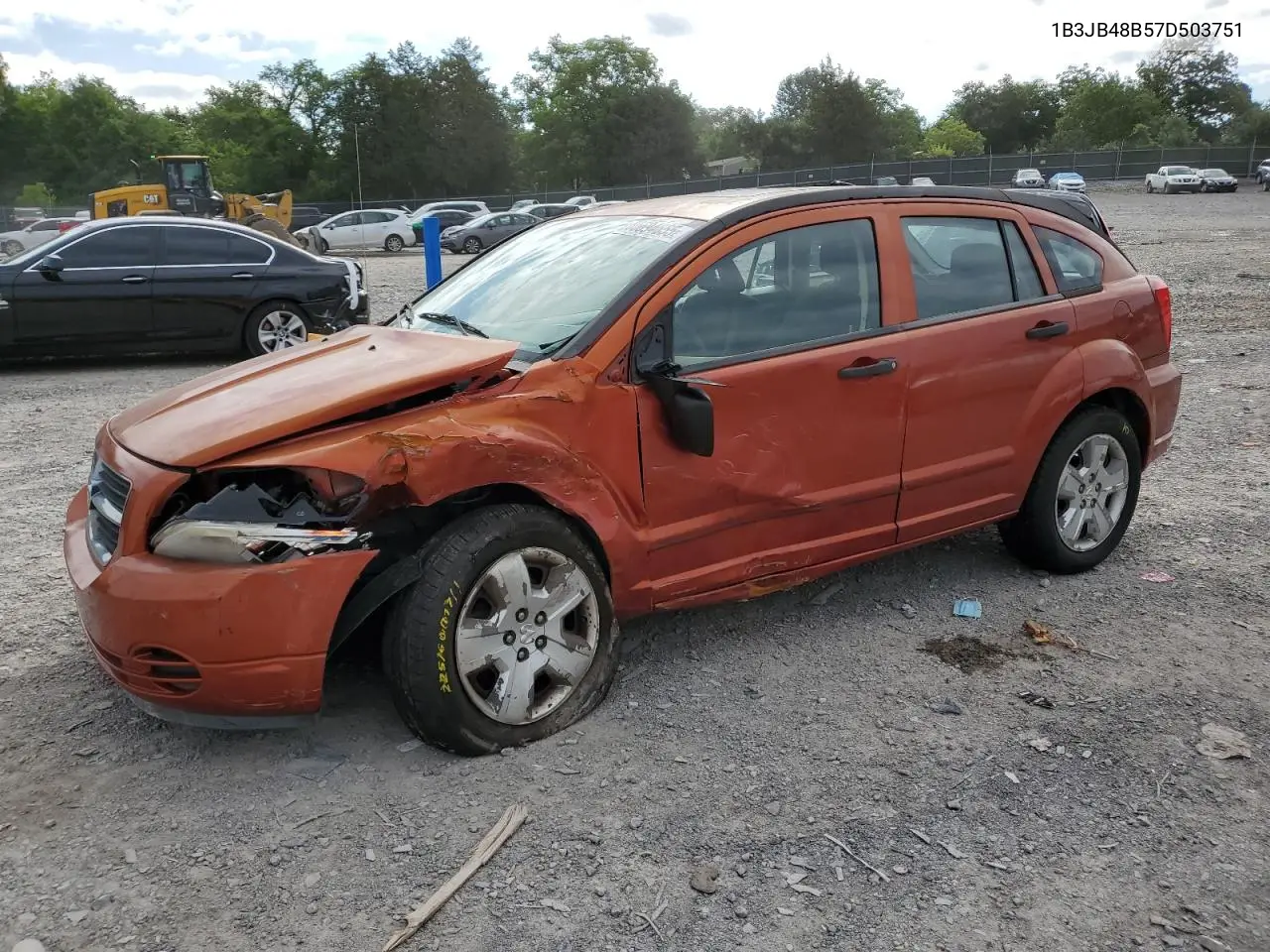 2007 Dodge Caliber Sxt VIN: 1B3JB48B57D503751 Lot: 60694655