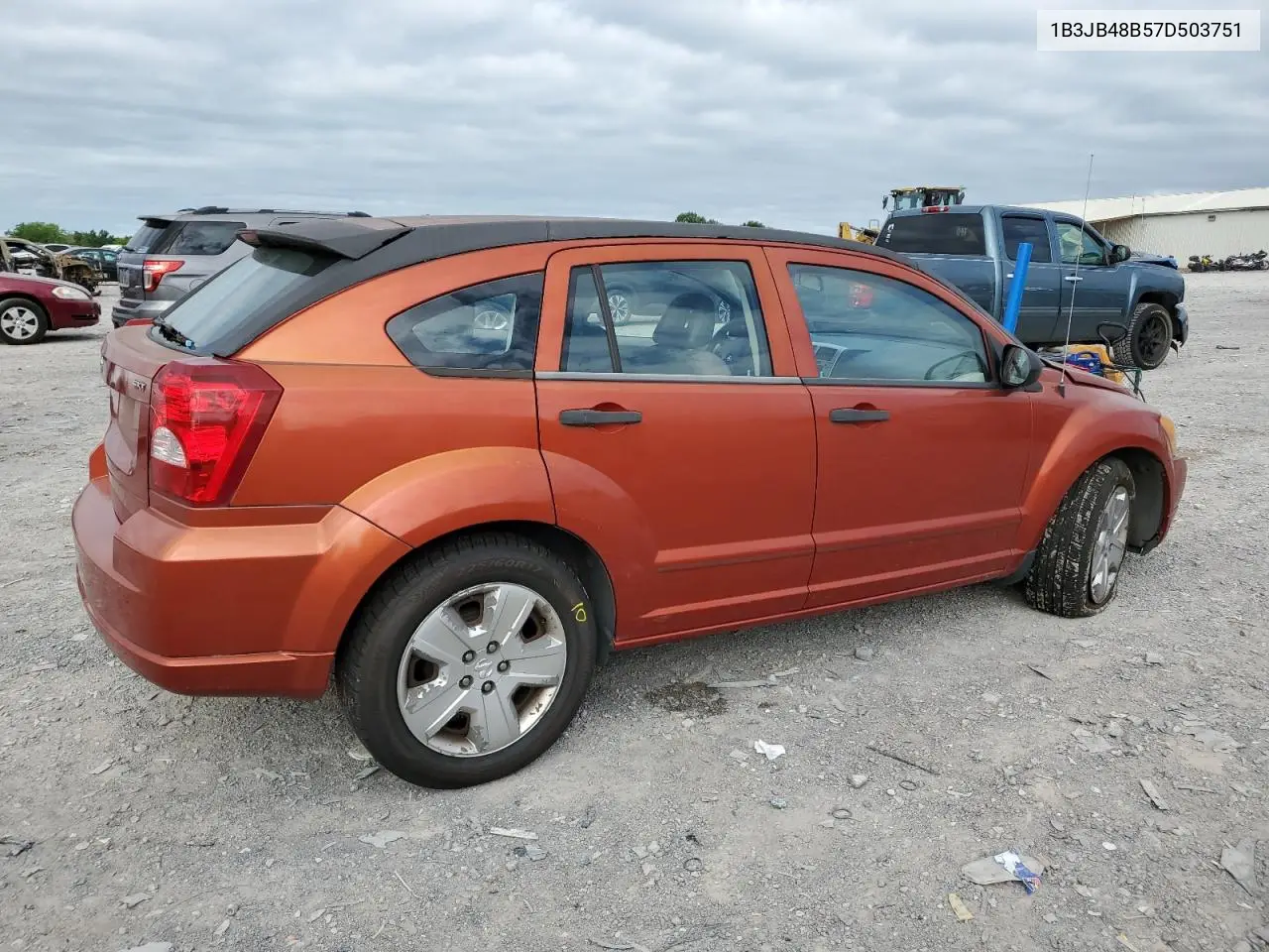 2007 Dodge Caliber Sxt VIN: 1B3JB48B57D503751 Lot: 60694655