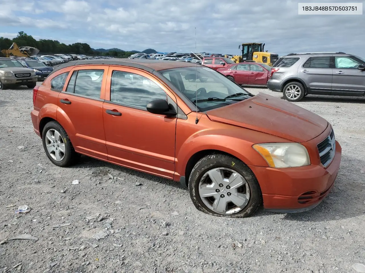 2007 Dodge Caliber Sxt VIN: 1B3JB48B57D503751 Lot: 60694655