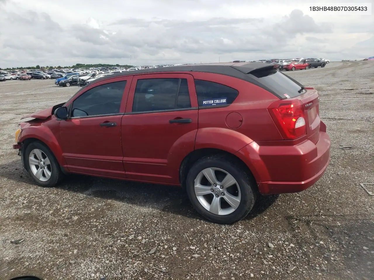 2007 Dodge Caliber Sxt VIN: 1B3HB48B07D305433 Lot: 61160815