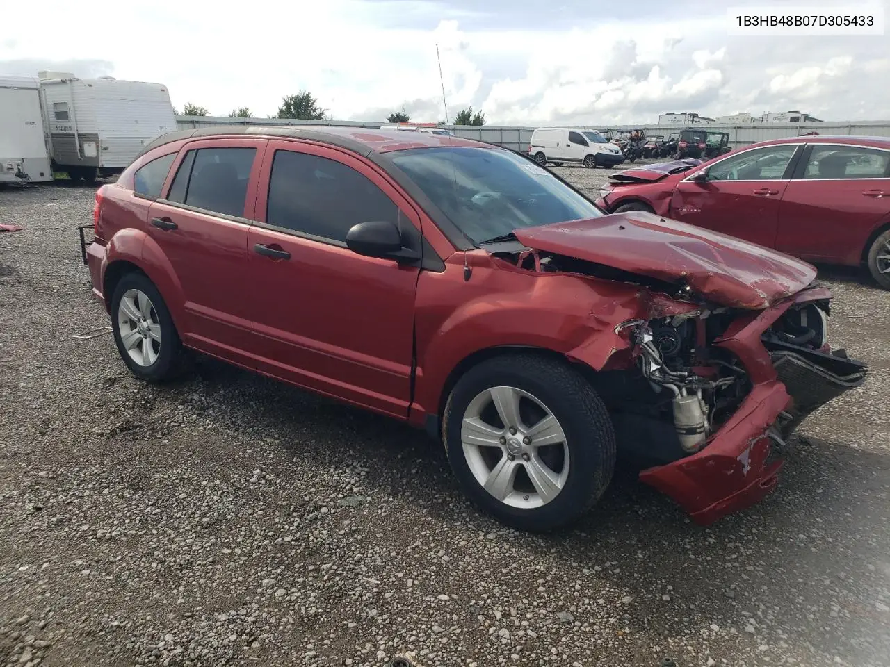 2007 Dodge Caliber Sxt VIN: 1B3HB48B07D305433 Lot: 61160815