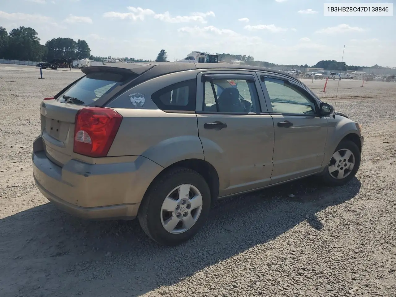 2007 Dodge Caliber VIN: 1B3HB28C47D138846 Lot: 62100605