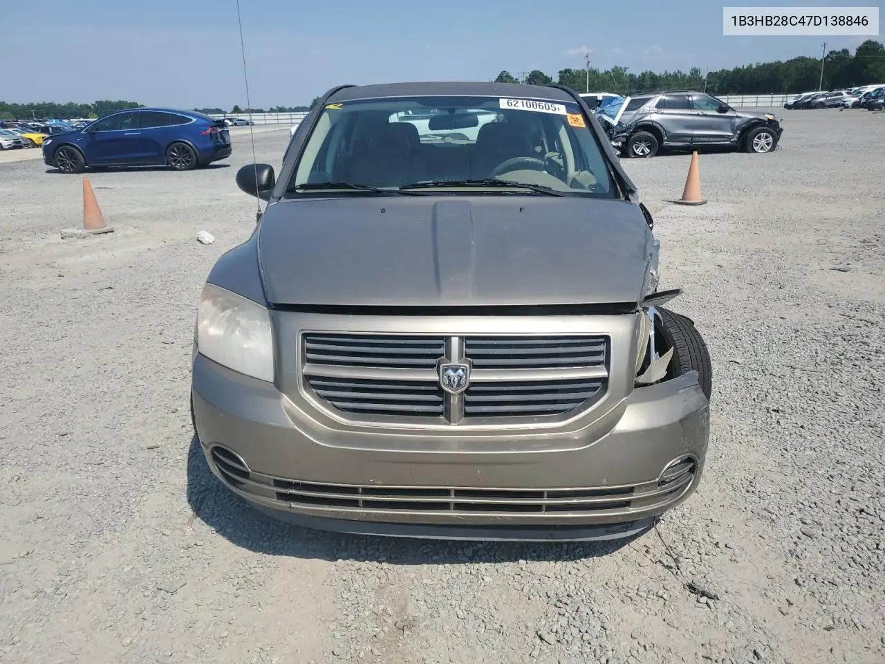 2007 Dodge Caliber VIN: 1B3HB28C47D138846 Lot: 62100605