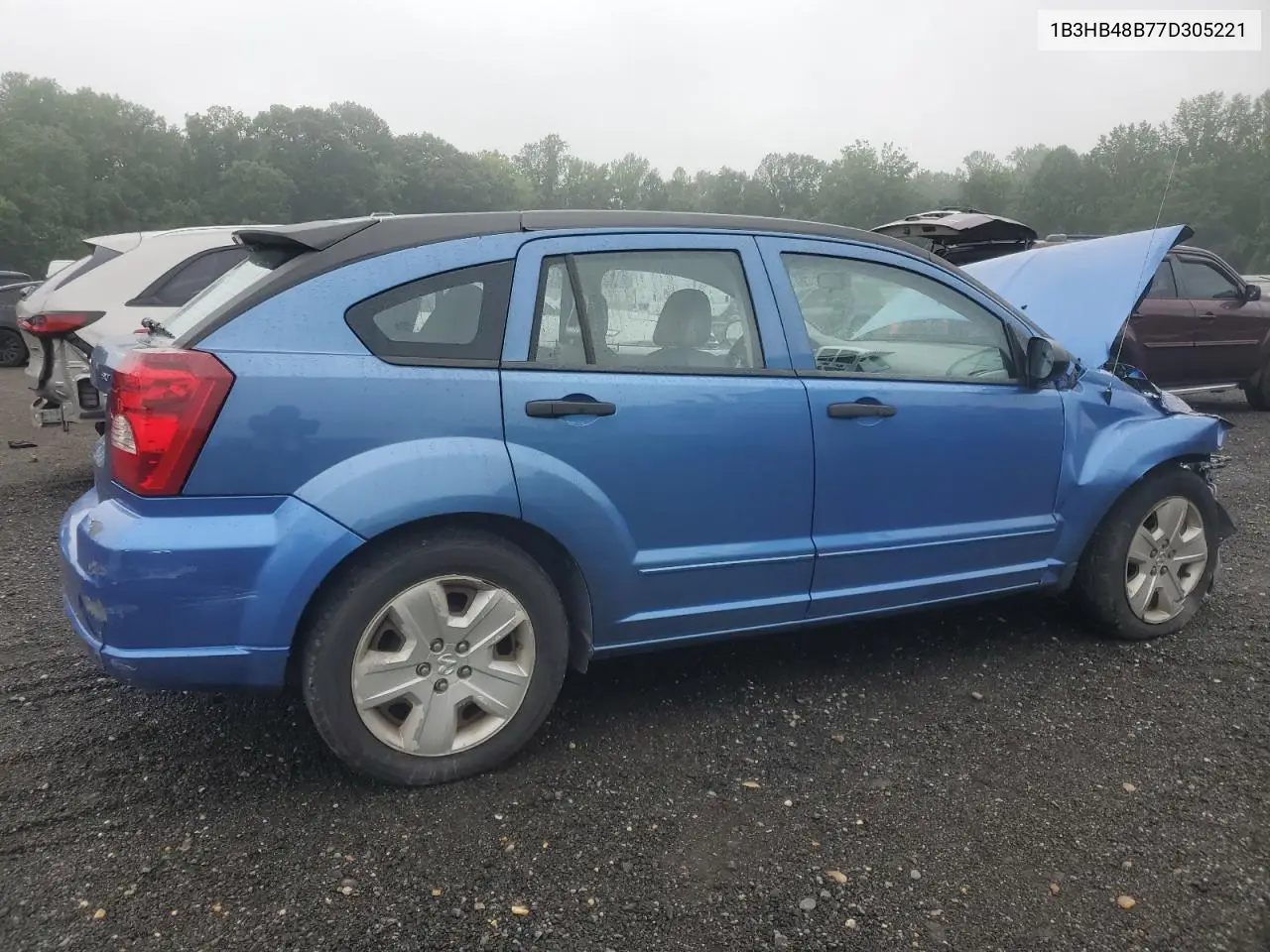 2007 Dodge Caliber Sxt VIN: 1B3HB48B77D305221 Lot: 62736675