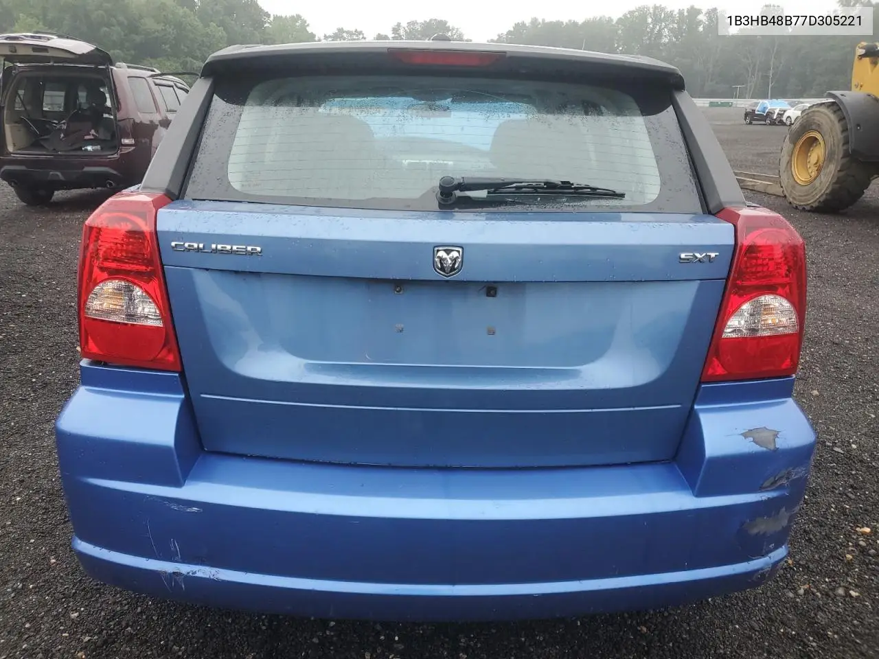 2007 Dodge Caliber Sxt VIN: 1B3HB48B77D305221 Lot: 62736675