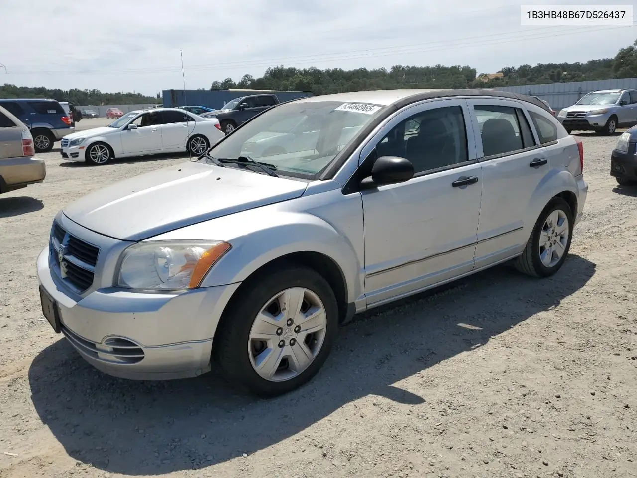 2007 Dodge Caliber Sxt VIN: 1B3HB48B67D526437 Lot: 63464965