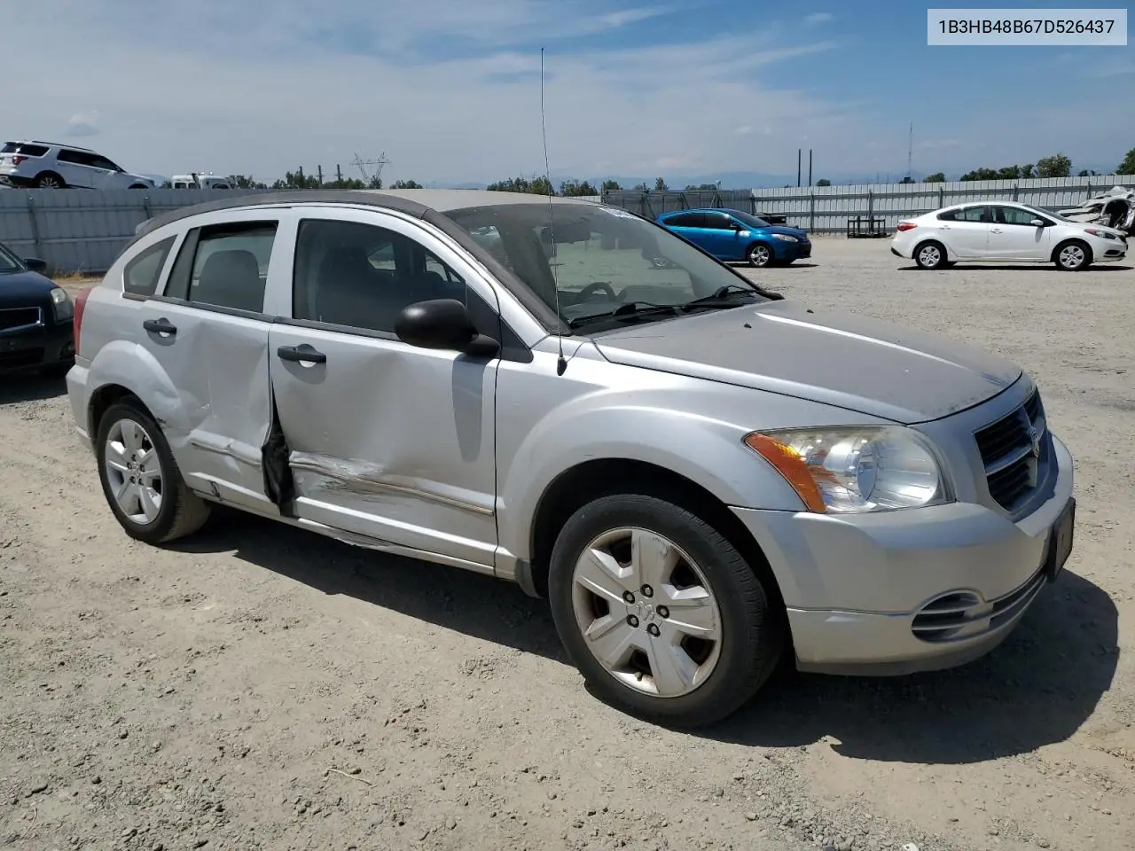 2007 Dodge Caliber Sxt VIN: 1B3HB48B67D526437 Lot: 63464965