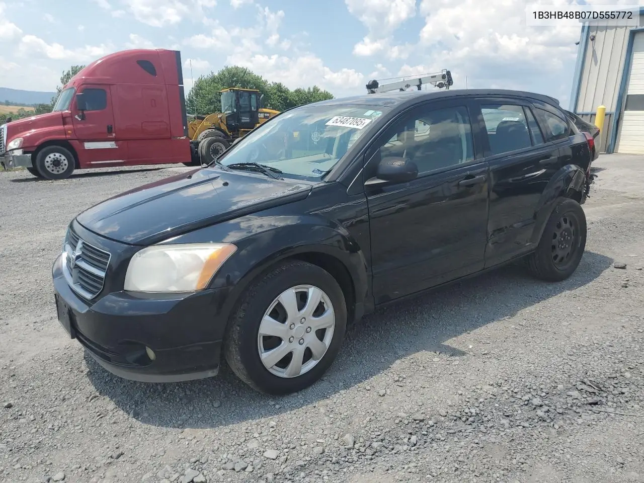2007 Dodge Caliber Sxt VIN: 1B3HB48B07D555772 Lot: 63487095