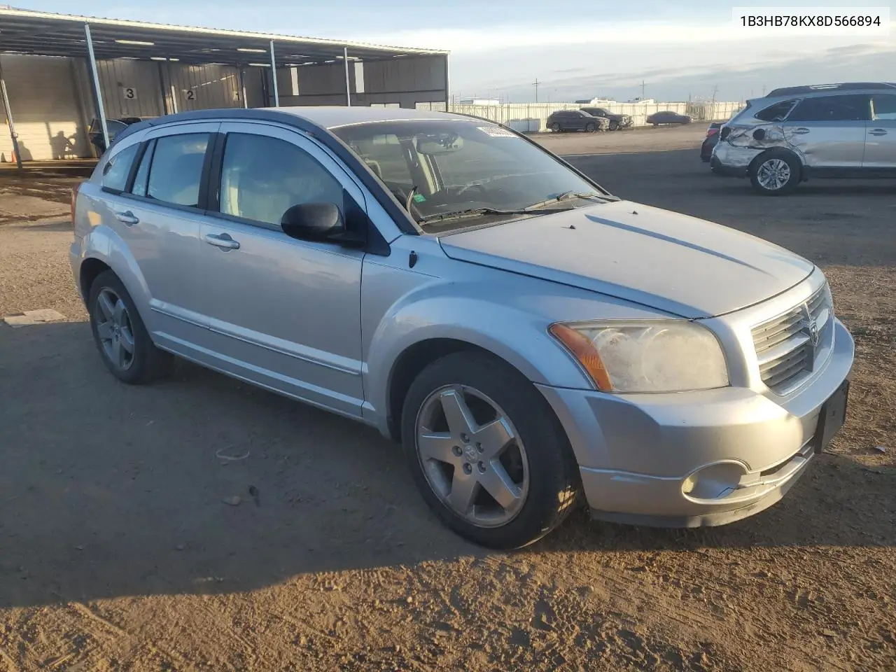 2008 Dodge Caliber R/T VIN: 1B3HB78KX8D566894 Lot: 44803765