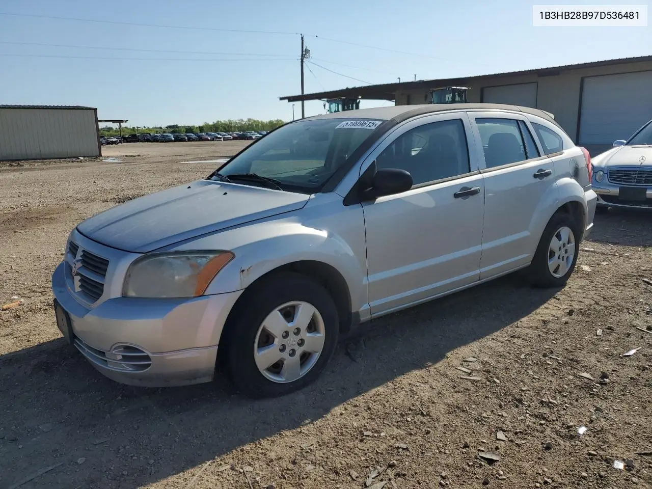 2008 Dodge Caliber VIN: 1B3HB28B97D536481 Lot: 51999615