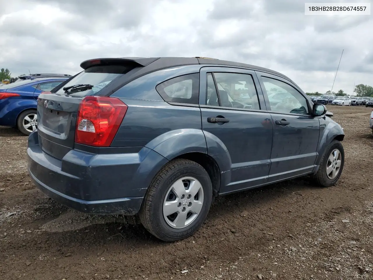 2008 Dodge Caliber VIN: 1B3HB28B28D674557 Lot: 53266365