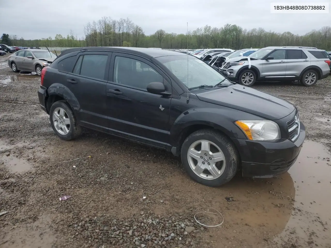 2008 Dodge Caliber Sxt VIN: 1B3HB48B08D738882 Lot: 55972855