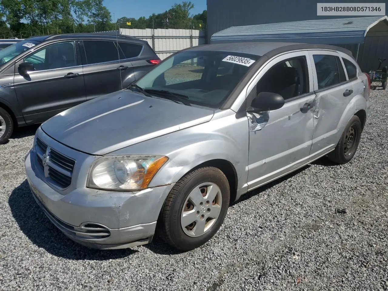 2008 Dodge Caliber VIN: 1B3HB28B08D571346 Lot: 56029935