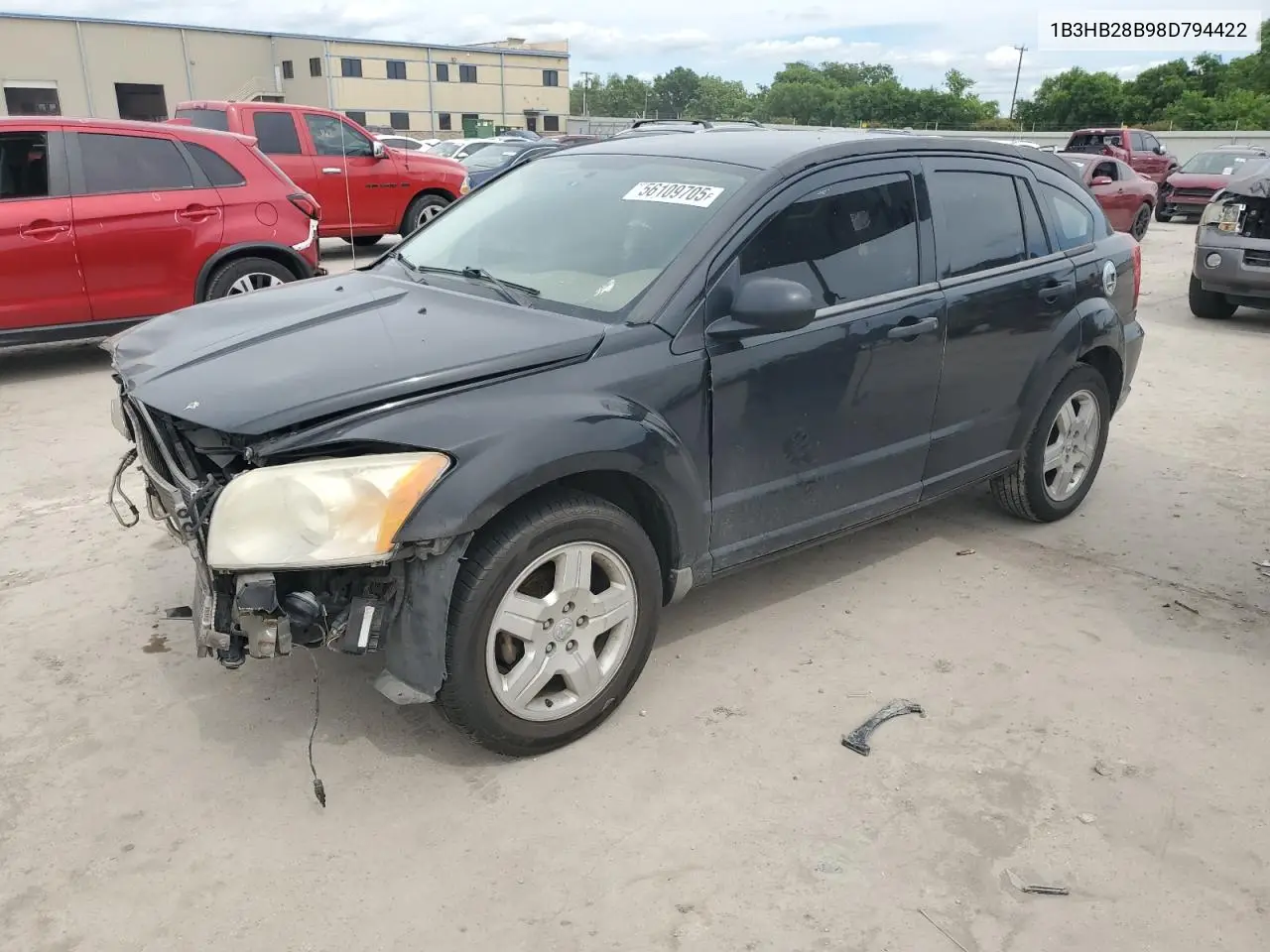 2008 Dodge Caliber VIN: 1B3HB28B98D794422 Lot: 56109705