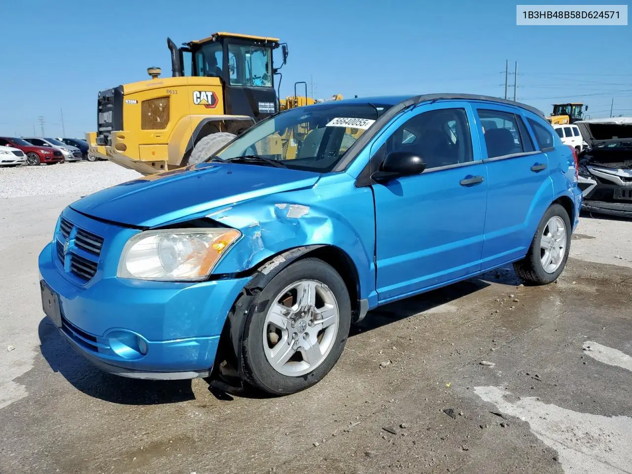 2008 Dodge Caliber Sxt VIN: 1B3HB48B58D624571 Lot: 56640055