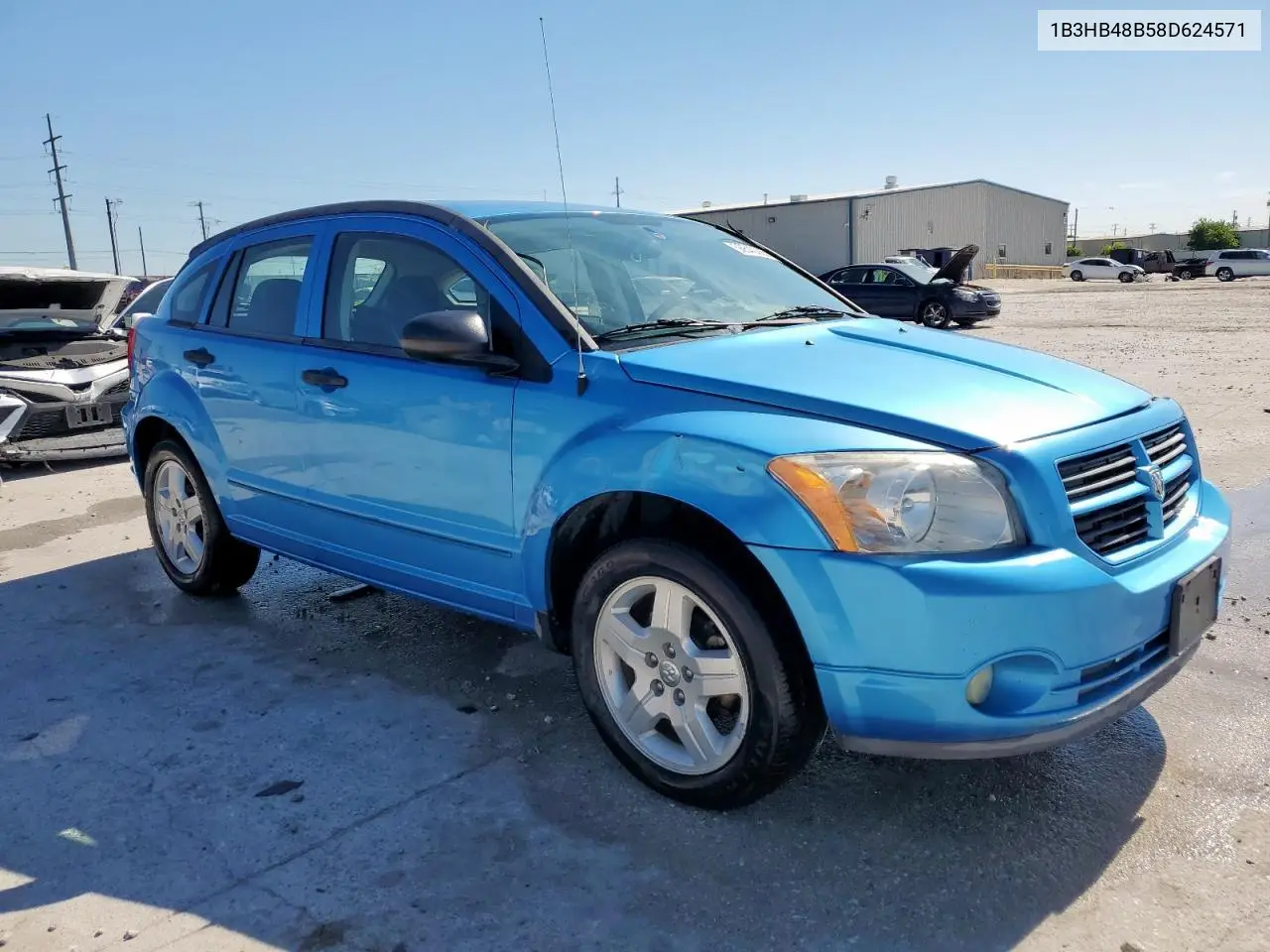 2008 Dodge Caliber Sxt VIN: 1B3HB48B58D624571 Lot: 56640055