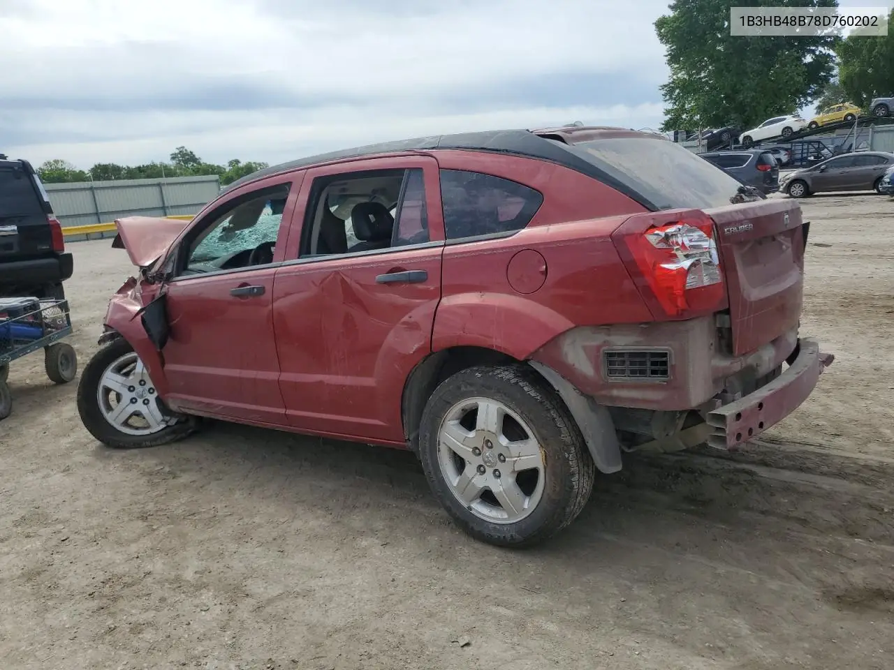 2008 Dodge Caliber Sxt VIN: 1B3HB48B78D760202 Lot: 57071615