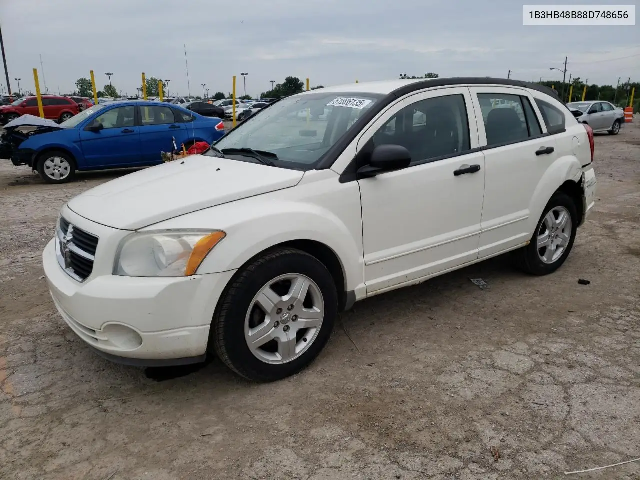2008 Dodge Caliber Sxt VIN: 1B3HB48B88D748656 Lot: 61006135