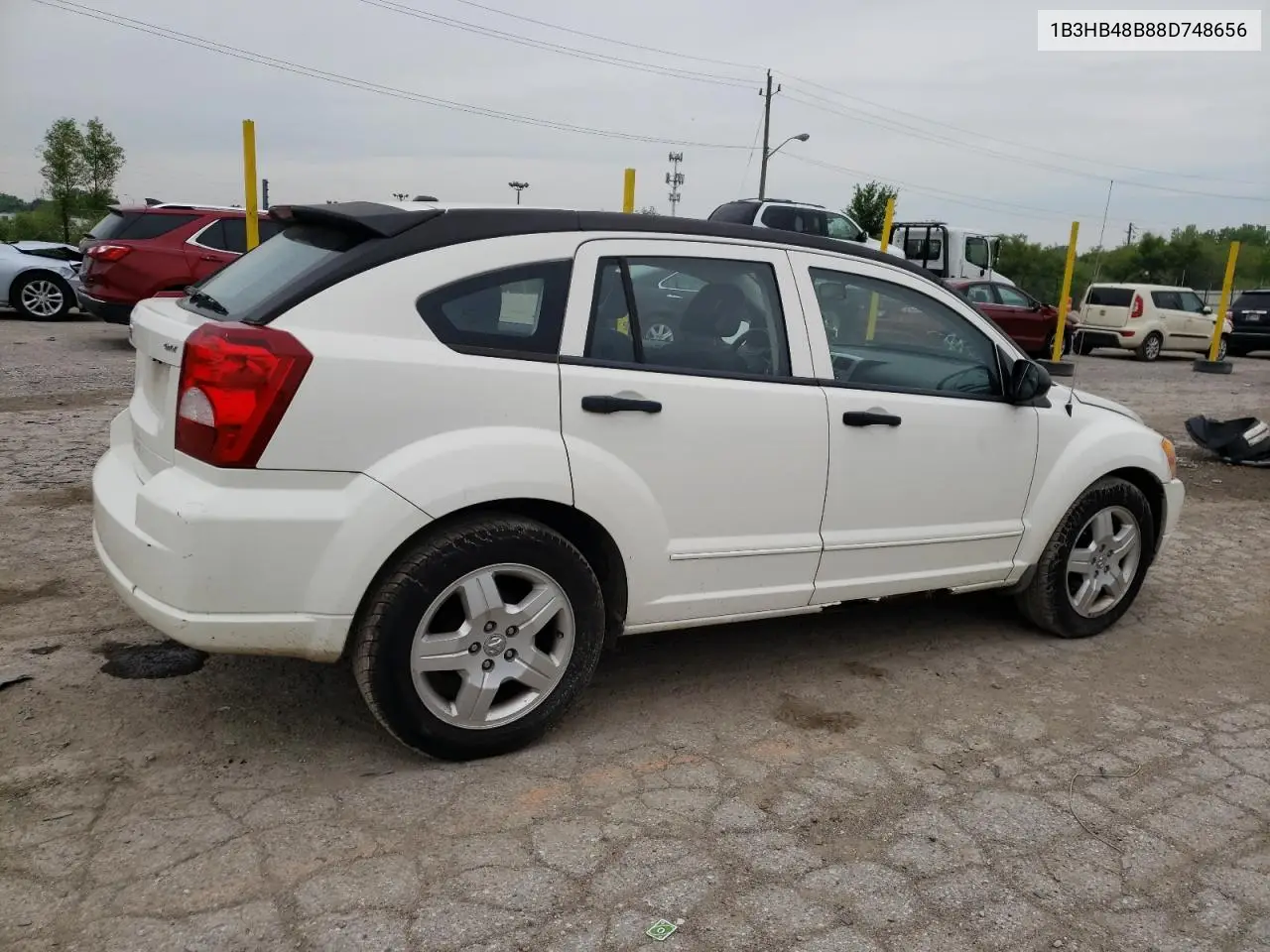 2008 Dodge Caliber Sxt VIN: 1B3HB48B88D748656 Lot: 61006135