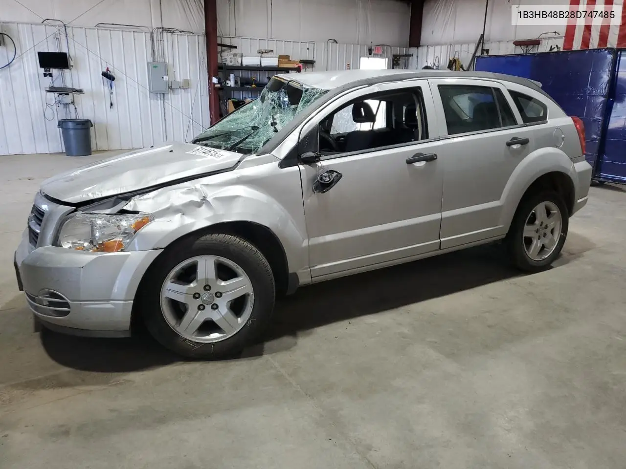 2008 Dodge Caliber Sxt VIN: 1B3HB48B28D747485 Lot: 61146155