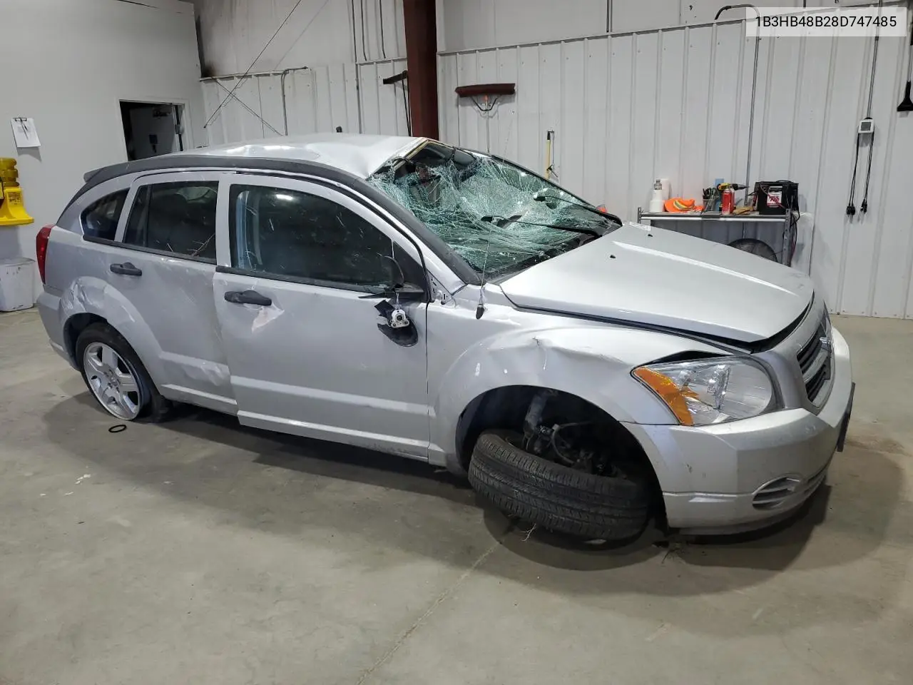 2008 Dodge Caliber Sxt VIN: 1B3HB48B28D747485 Lot: 61146155