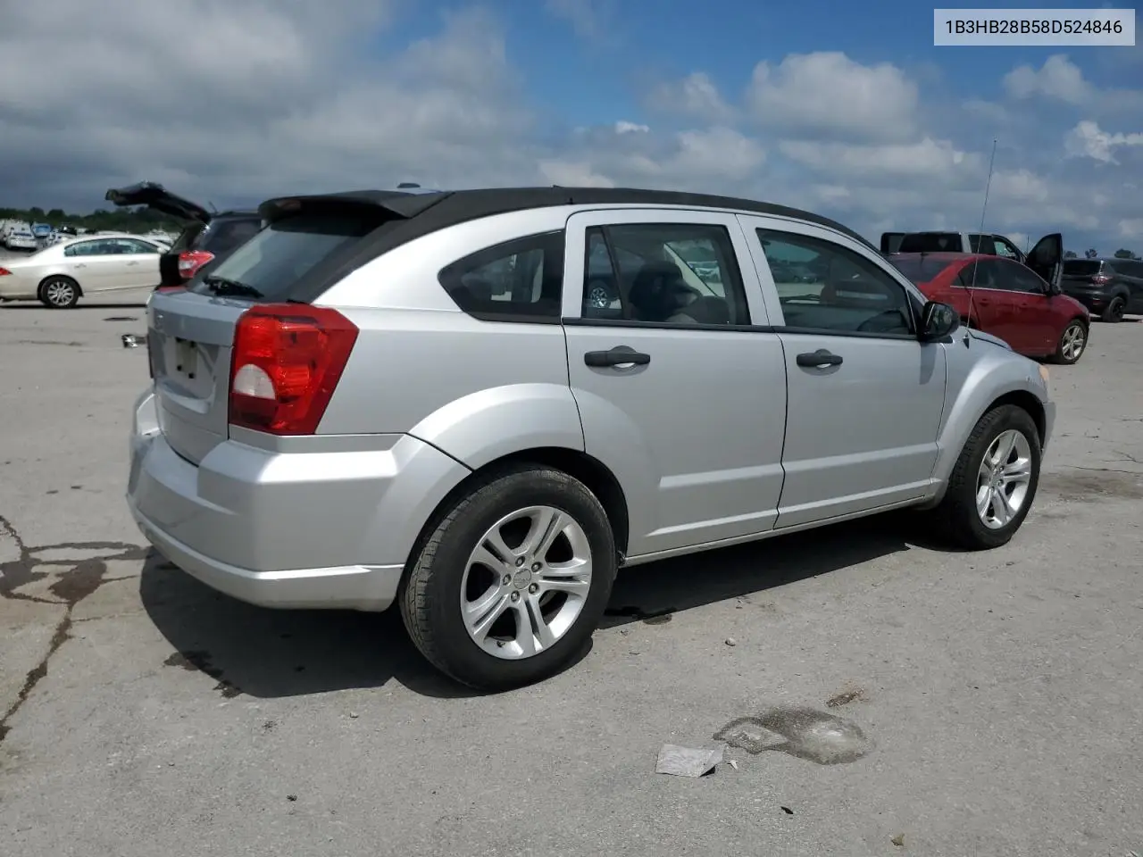 2008 Dodge Caliber VIN: 1B3HB28B58D524846 Lot: 61418145