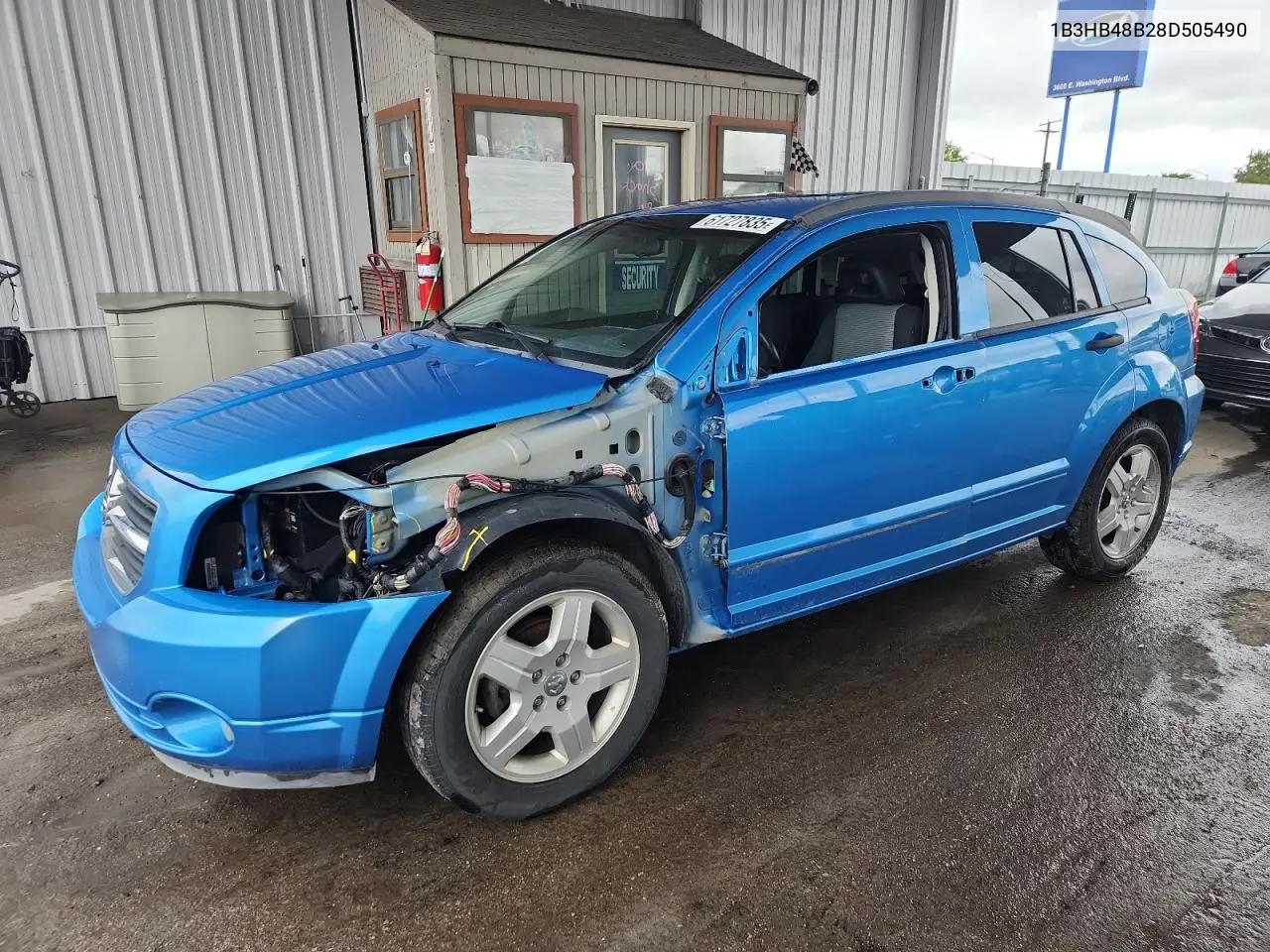 2008 Dodge Caliber Sxt VIN: 1B3HB48B28D505490 Lot: 61727835