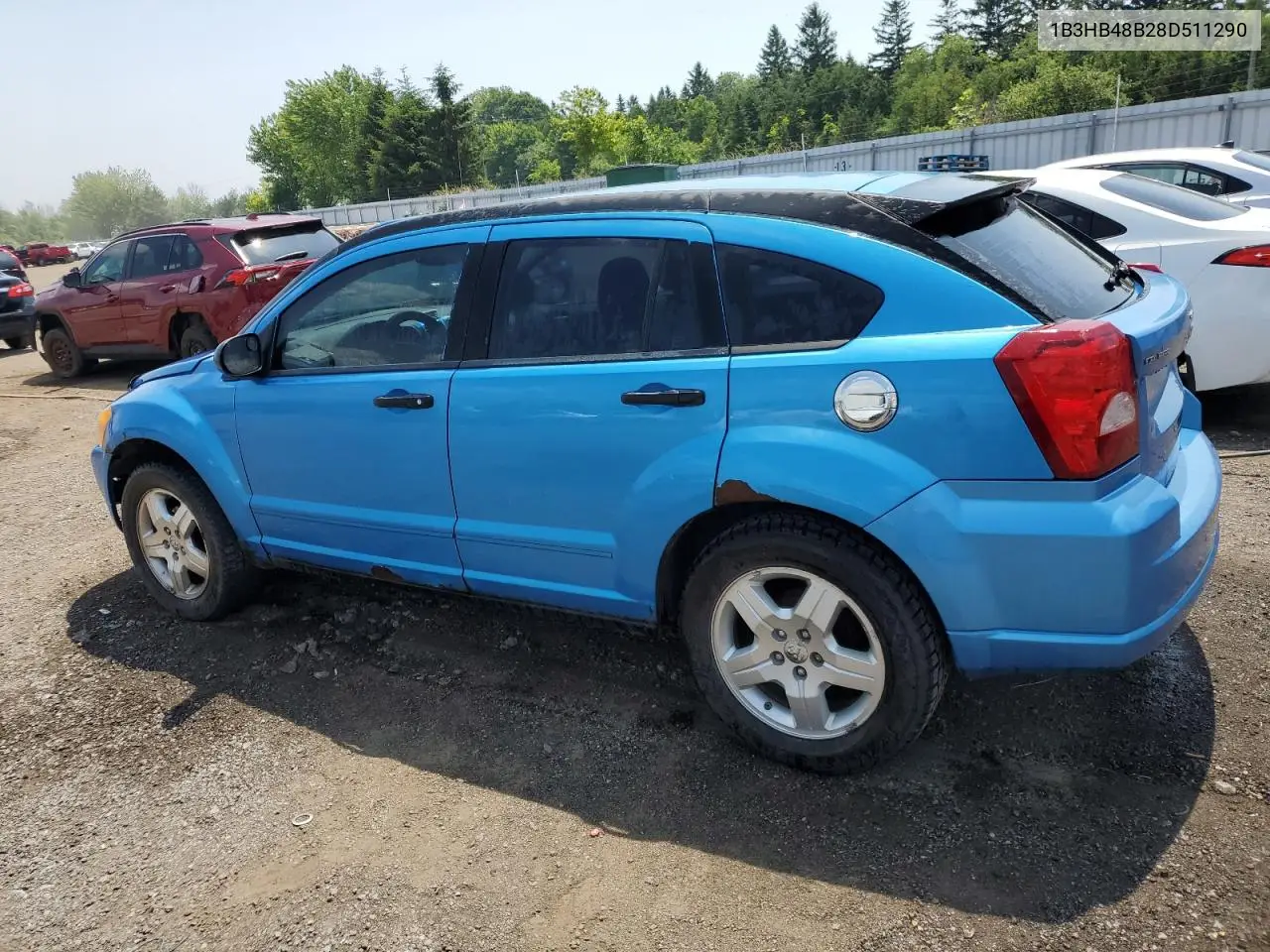 2008 Dodge Caliber Sxt VIN: 1B3HB48B28D511290 Lot: 61974205