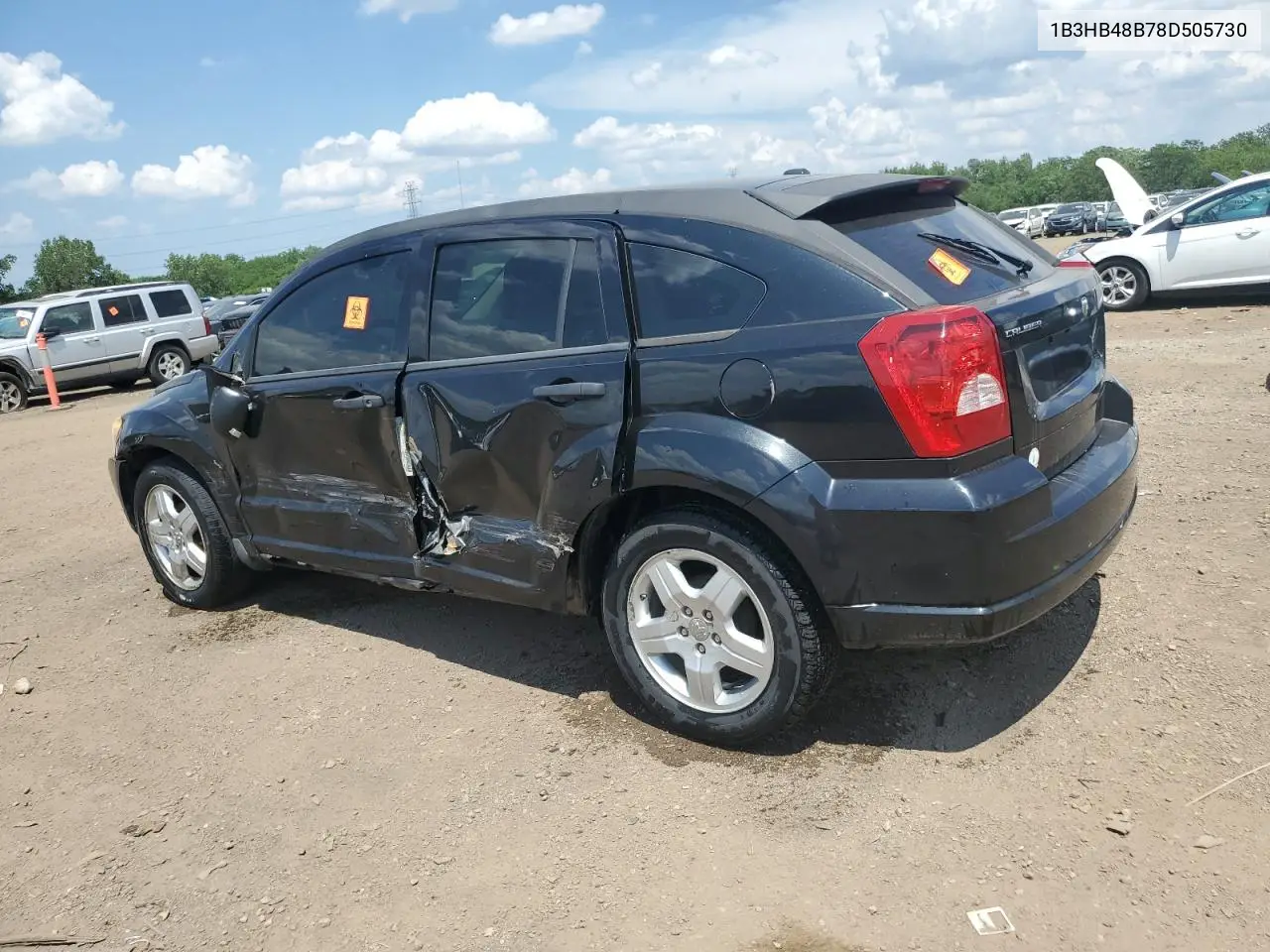 2008 Dodge Caliber Sxt VIN: 1B3HB48B78D505730 Lot: 62086815