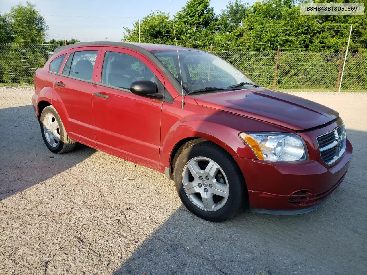 2008 Dodge Caliber Sxt VIN: 1B3HB48B18D508591 Lot: 62466455