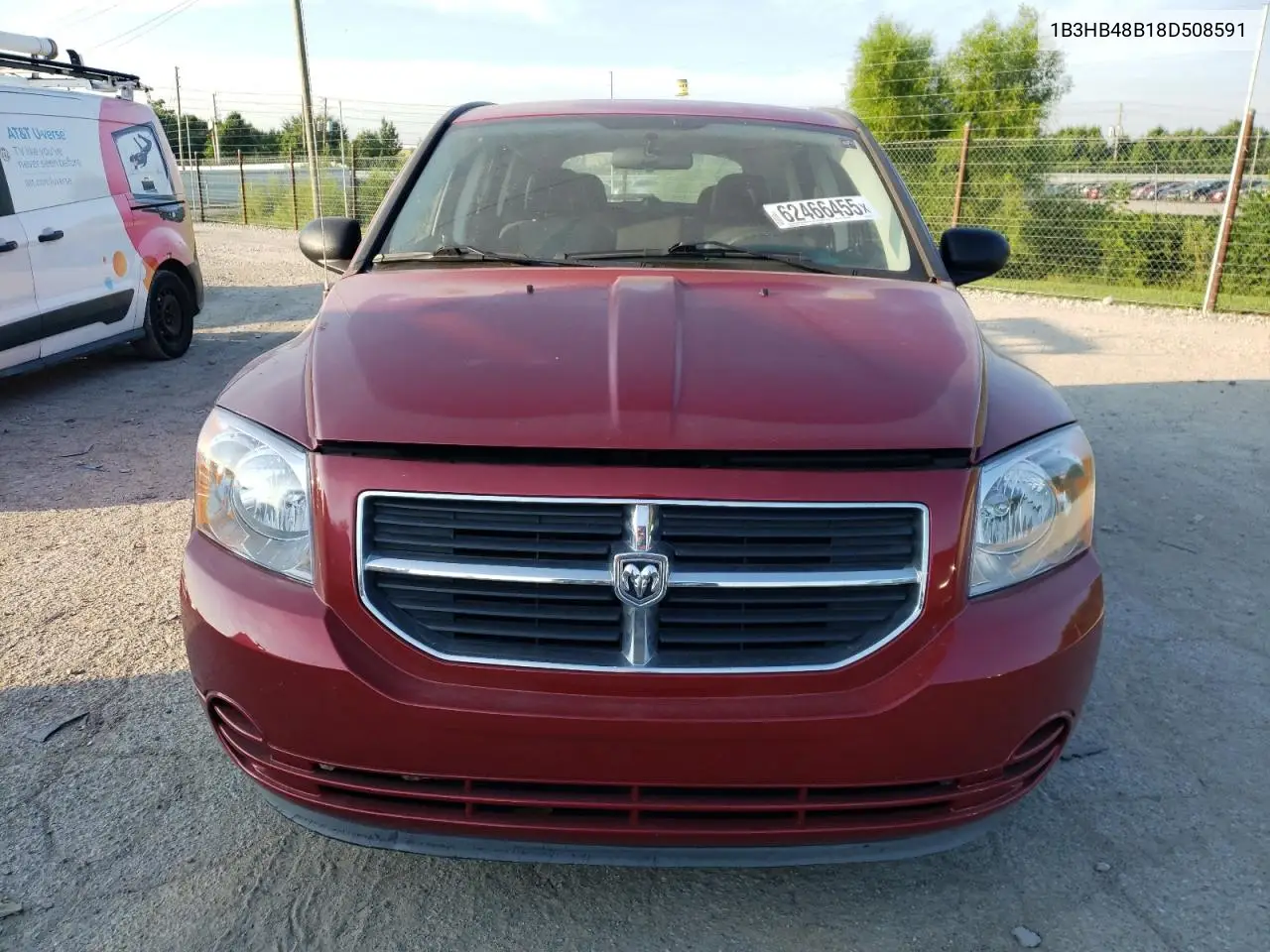 2008 Dodge Caliber Sxt VIN: 1B3HB48B18D508591 Lot: 62466455