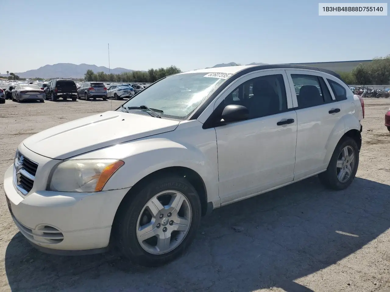 2008 Dodge Caliber Sxt VIN: 1B3HB48B88D755140 Lot: 62607335