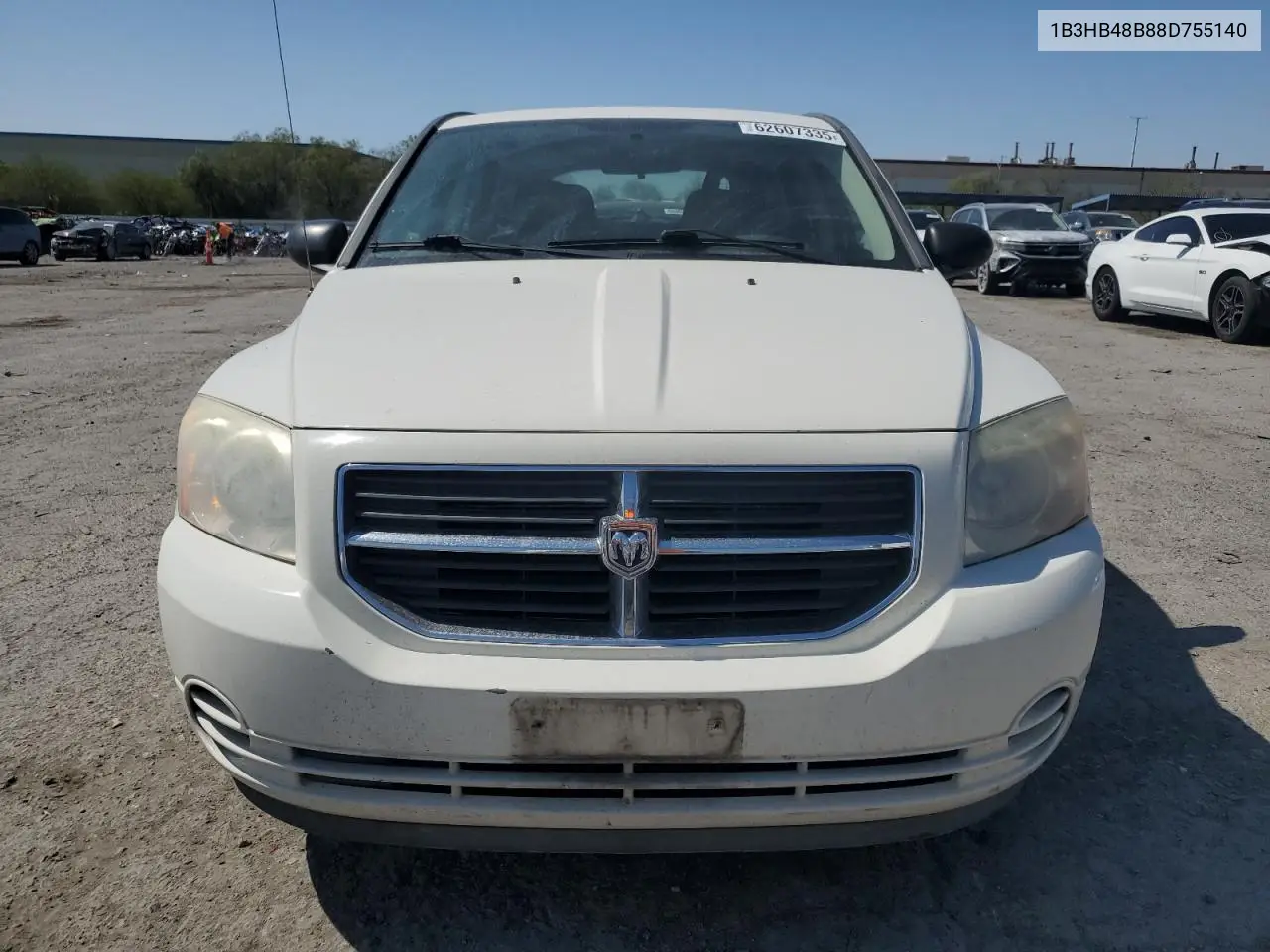 2008 Dodge Caliber Sxt VIN: 1B3HB48B88D755140 Lot: 62607335