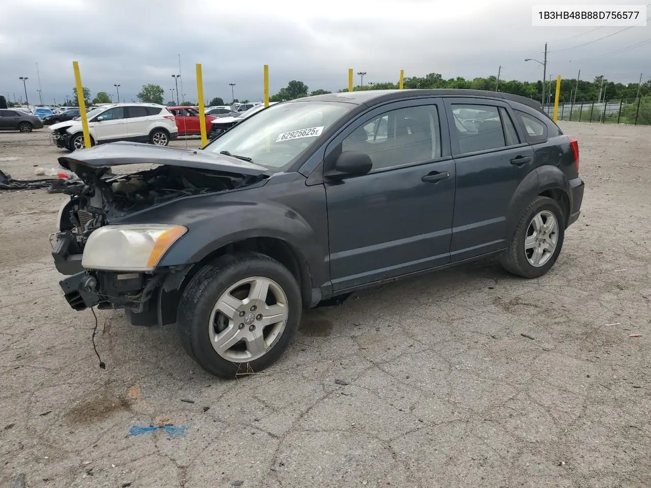 2008 Dodge Caliber Sxt VIN: 1B3HB48B88D756577 Lot: 62925625